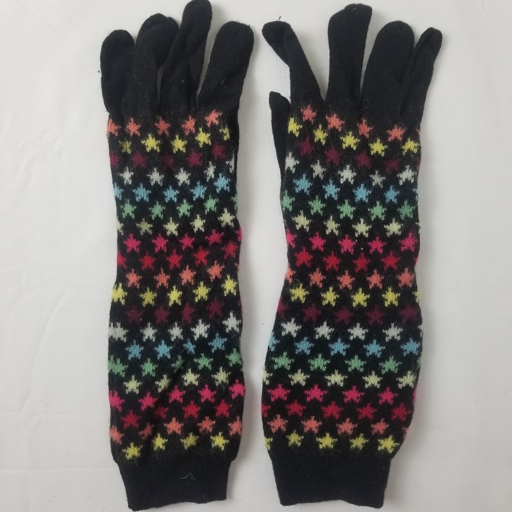 Gap Rainbow Star print Long cold weather gloves